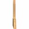 Ekena Millwork Portland Timber Gable Bracket, Western Red Cedar, 36"W x 18"H x 1 1/2"D x 5 1/2"F, 12/12 Pitch GBW036X18X0206POR00SWR - alternate 5